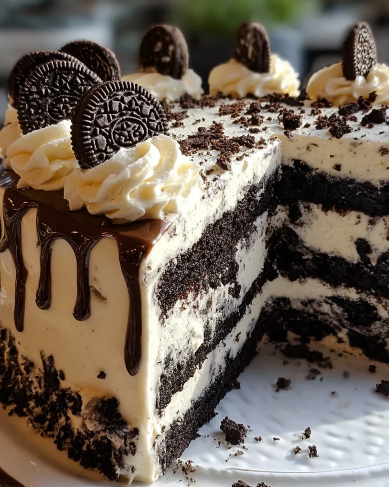 Cookies and Cream Oreo Cake