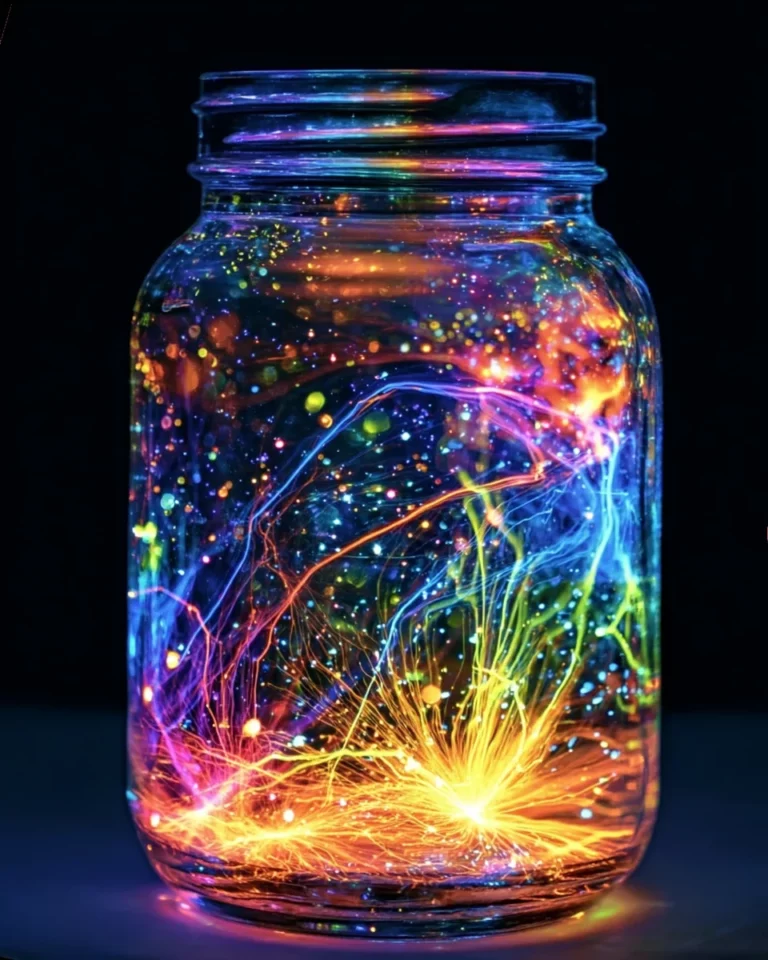 GLOW-IN-THE-DARK Fireworks in a Jar: Create Magical Fun!