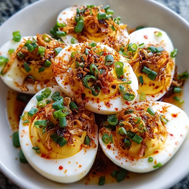 Spicy Chili Garlic Deviled Eggs: Irresistibly Flavorful!