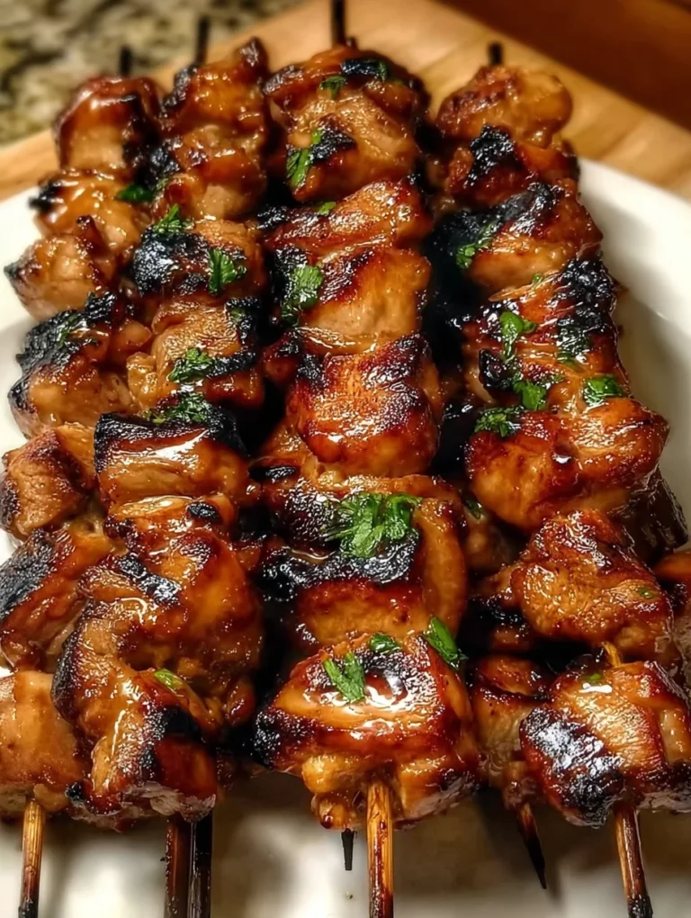 Grilled Thai Chicken Skewers: A Flavorful Delight!