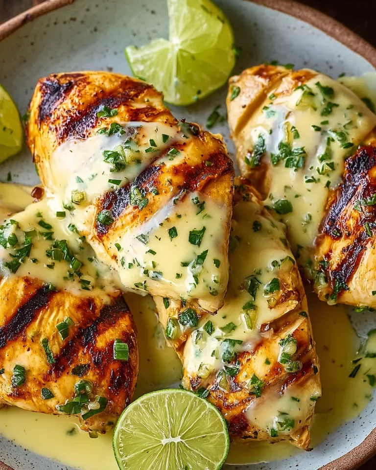 Grilled Salsa Verde Chicken with Pepper Jack