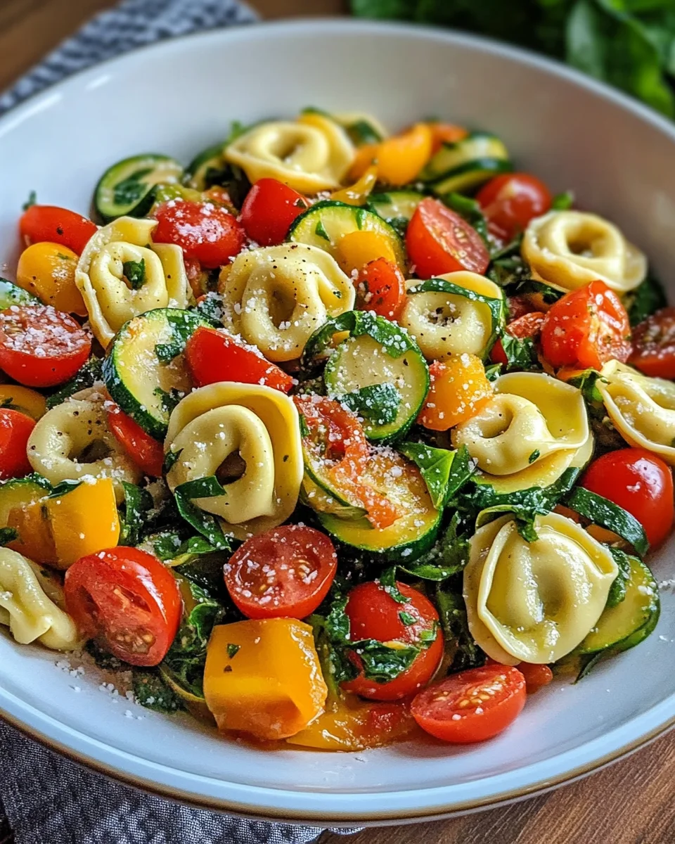 Tortellini with Summer Veggies: A Fresh, Tasty Delight! - Crisp Tastes