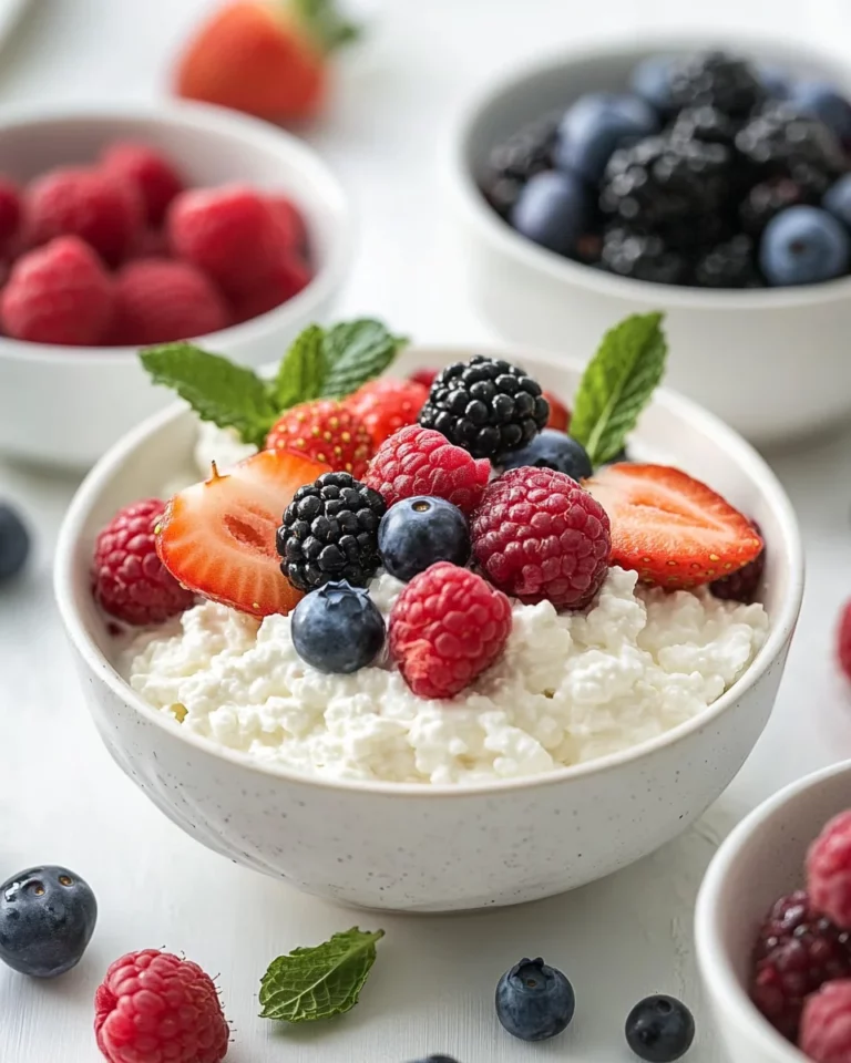 Cottage Cheese Bowl with Berries