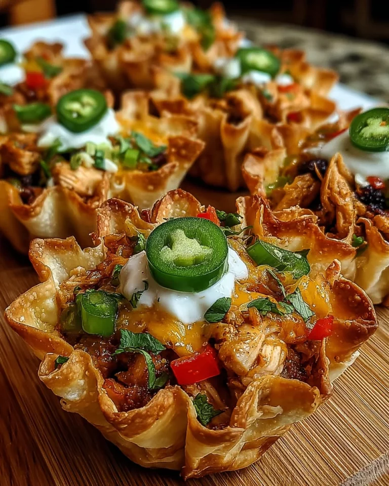 Mini Chicken Fajita Wonton Cups: A Quick Tasty Treat!