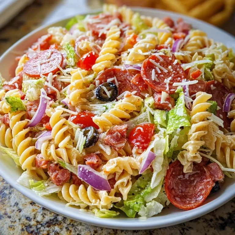 Italian Grinder Pasta Salad