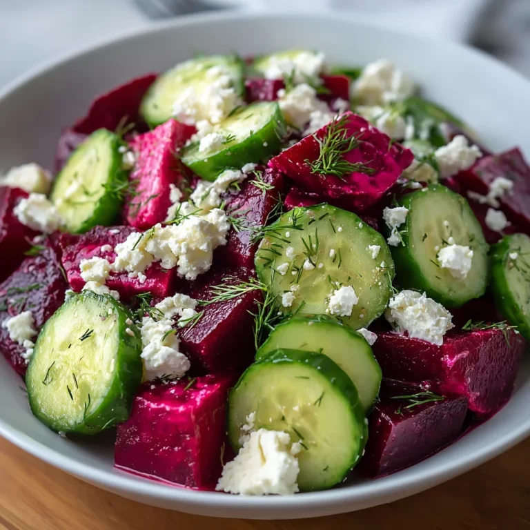 Fresh Beet Cucumber Salad: A Refreshing Delight Awaits!