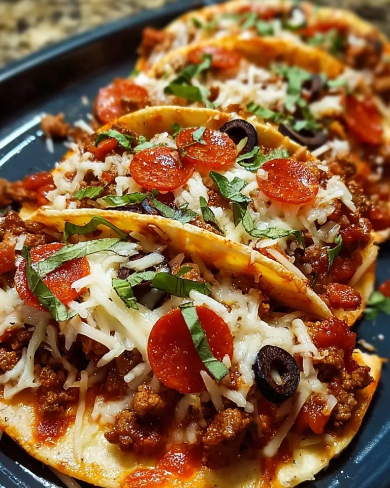 Meat Lovers Pizza Tacos