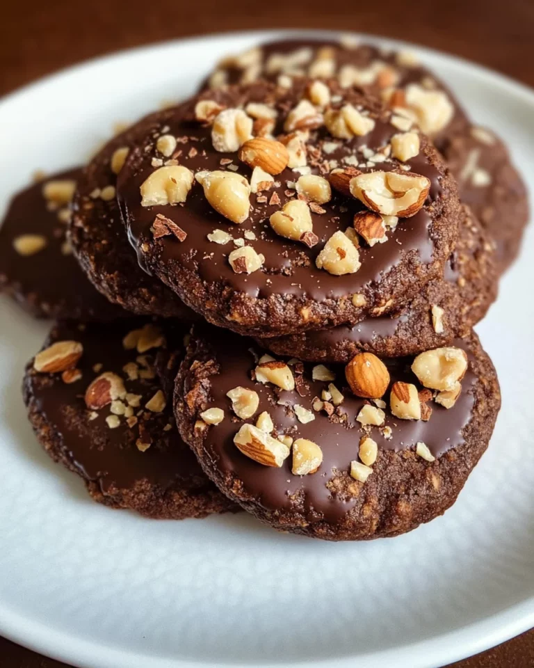 Chocolate Hazelnut Crunch Cookies
