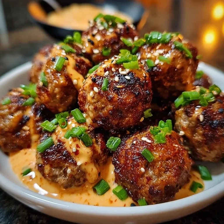 Korean BBQ Meatballs with Spicy Mayo Dip to Delight!
