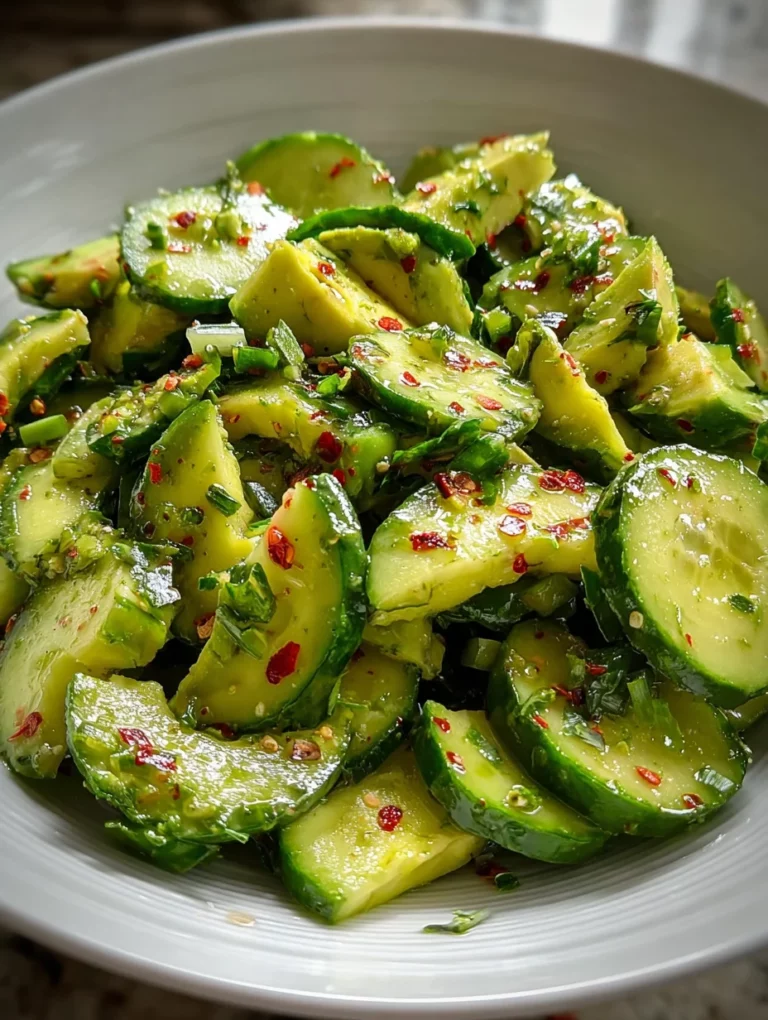 Easy Cucumber Avocado Salad That Everyone Will Love!