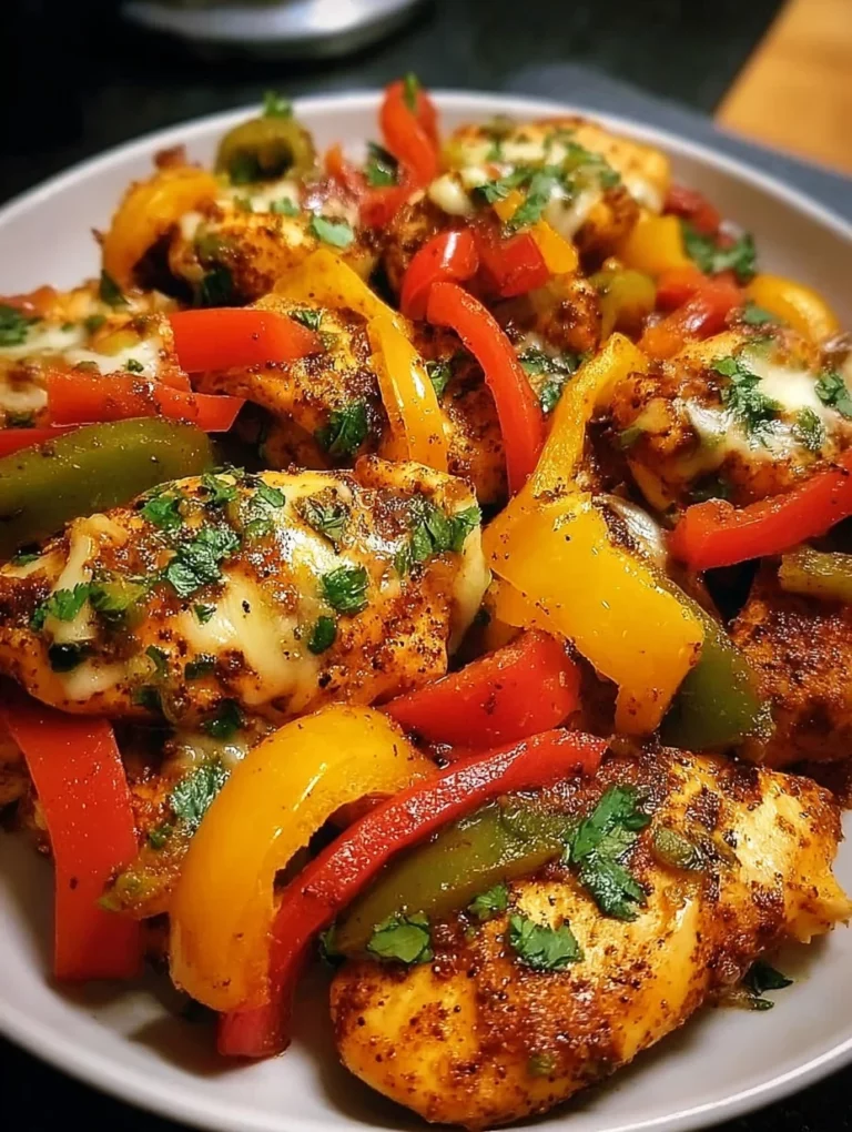 Cajun Chicken with Bell Peppers: A Flavorful Delight!