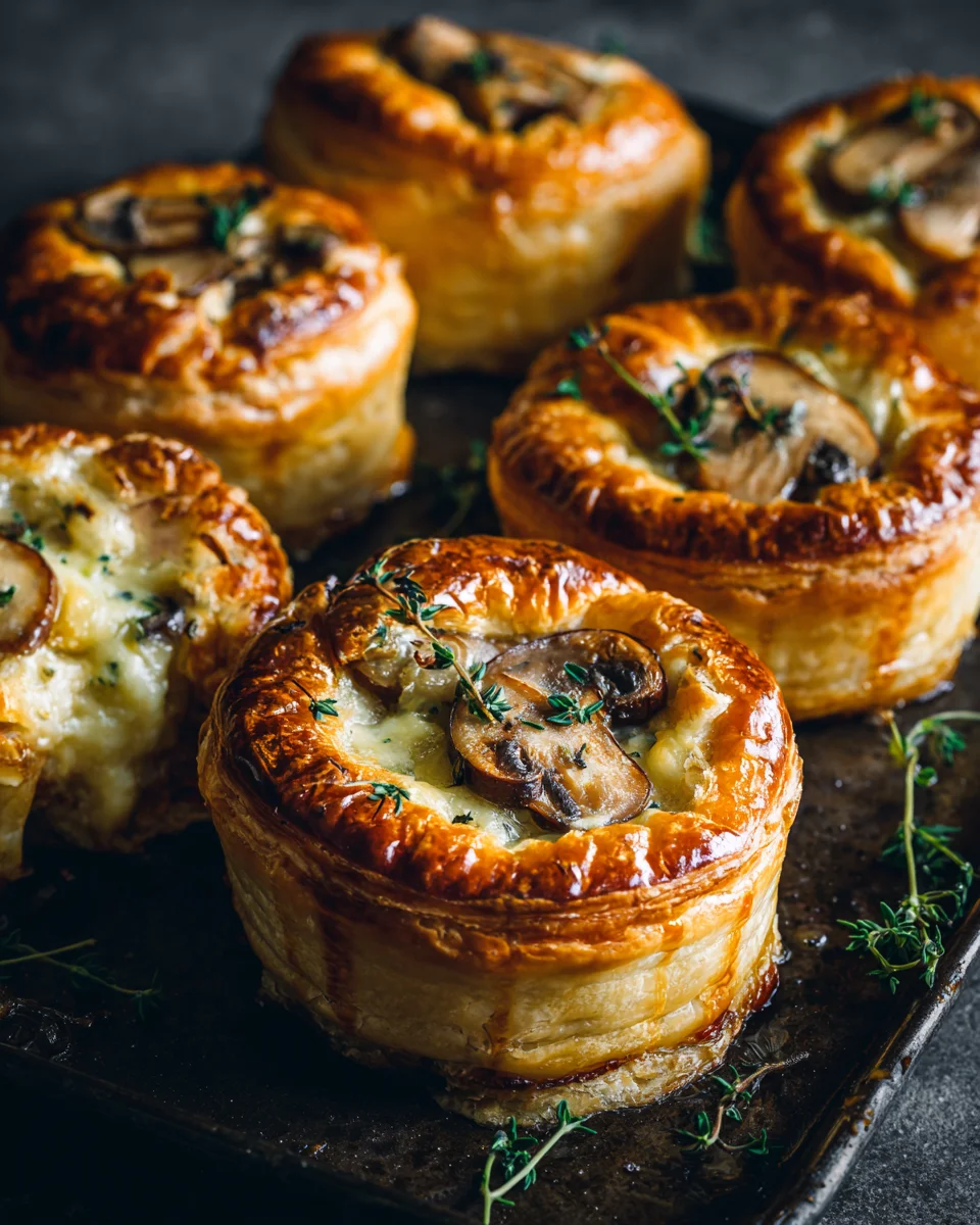 Cozy Dinner, But Make It Fancy: Mini Mushroom & Gruyère Pot Pies