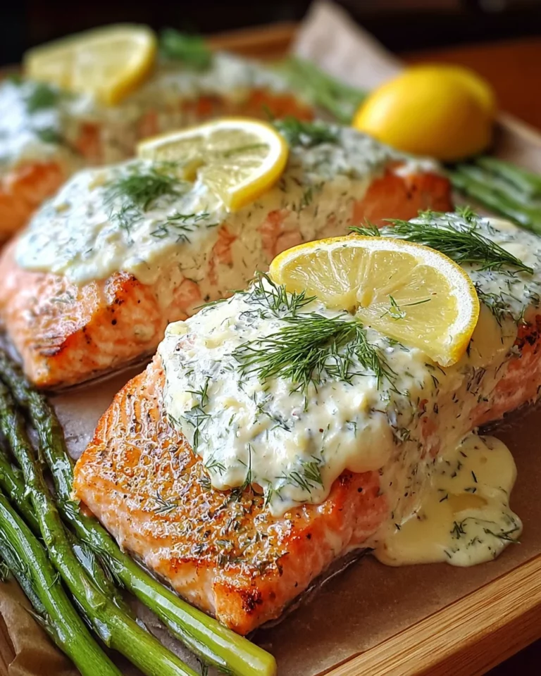 Creamy Lemon Dill Salmon: A Flavorful Dinner Delight