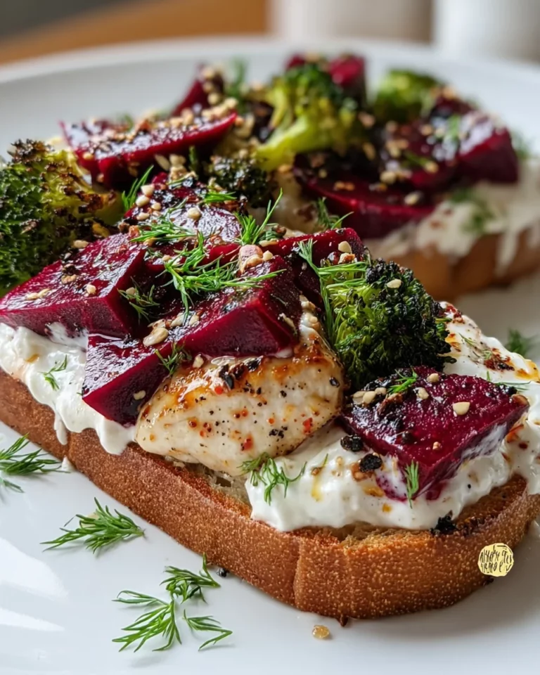 Whipped Feta and Beetroot on Toast: A Delicious Delight!