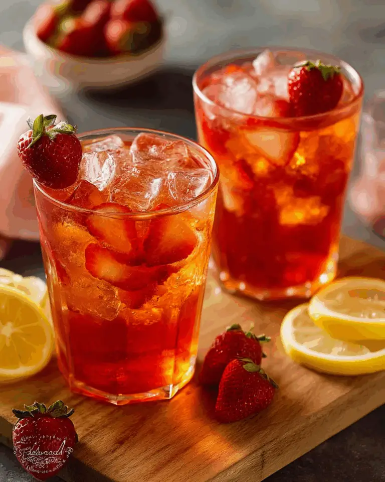 Strawberry Sweet Tea: Refreshing Sip for Summer Fun!