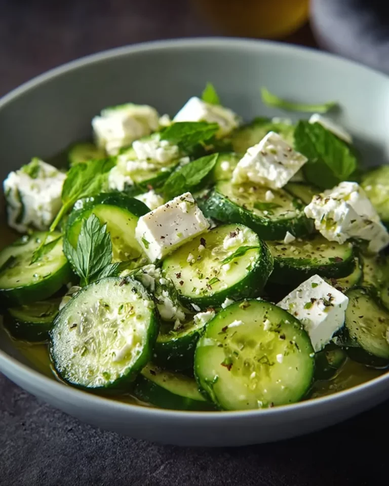Cucumber Feta Salad: A Refreshing Summer Delight!