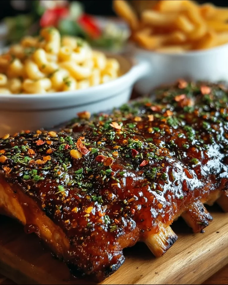 BBQ Ribs Glazed With Smoky Honey Sauce Recipe
