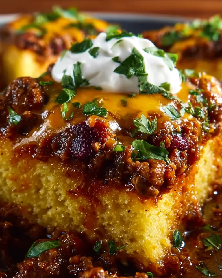 Loaded Chili Cheese Cornbread Bake: A Must-Try Delight!