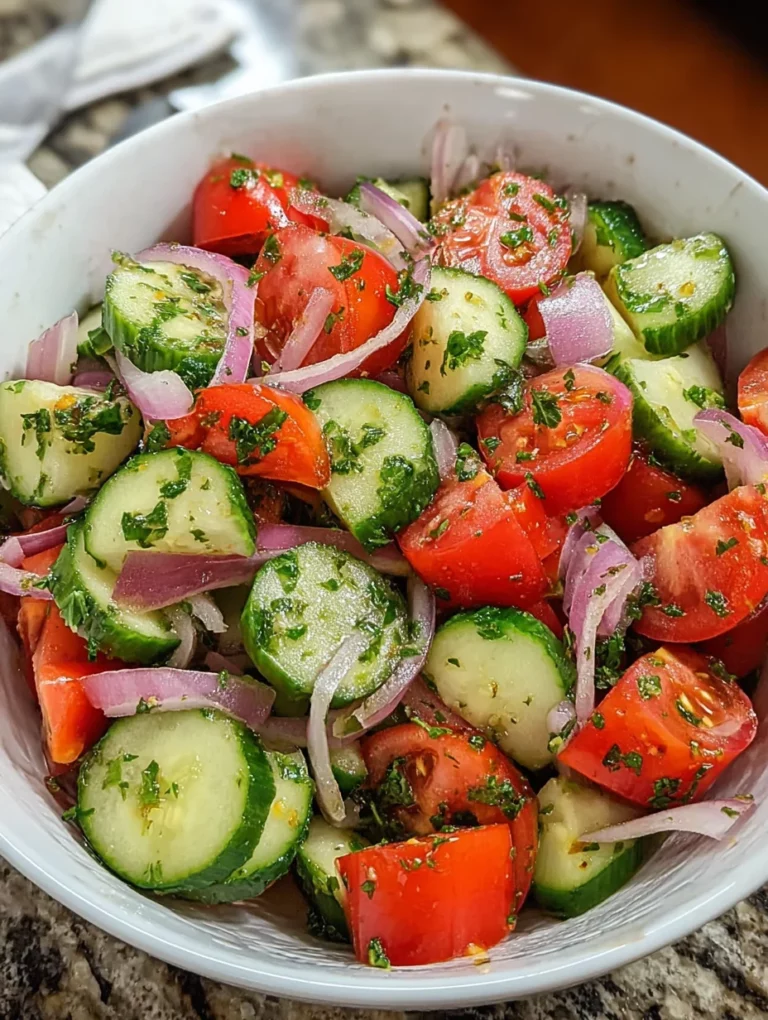 Cucumber Tomato Salad