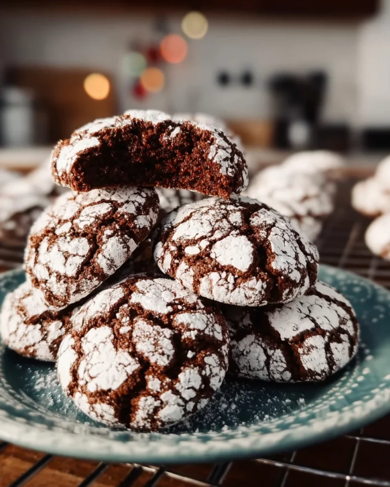 Chocolate Crinkle Cookies