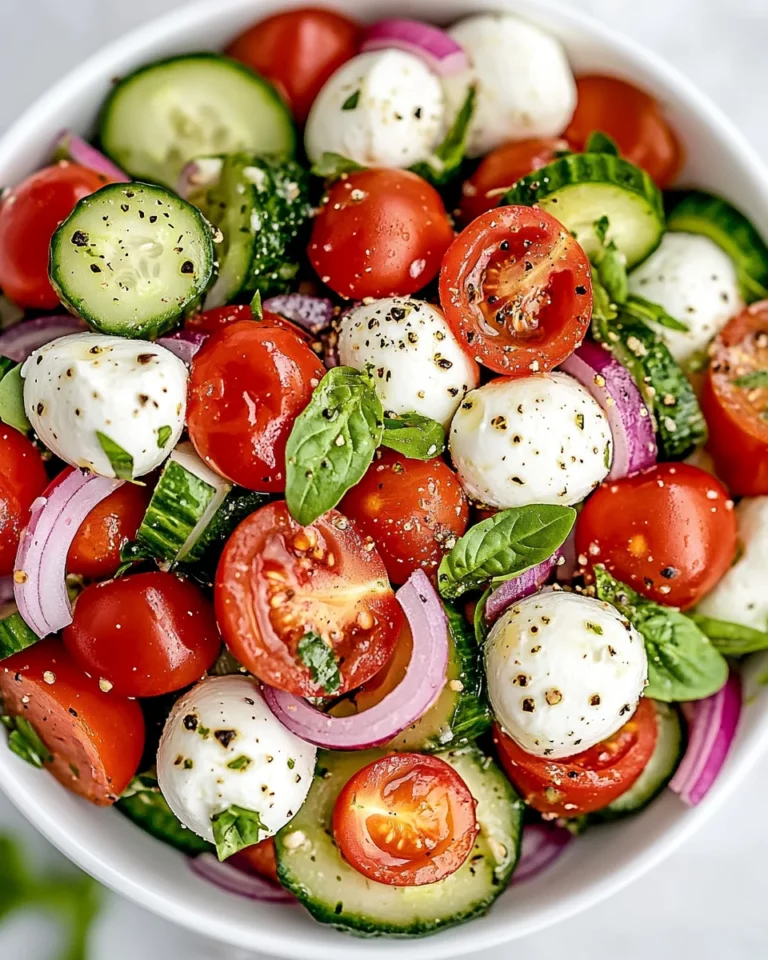 Cucumber Mozzarella Salad: A Refreshing Summer Delight