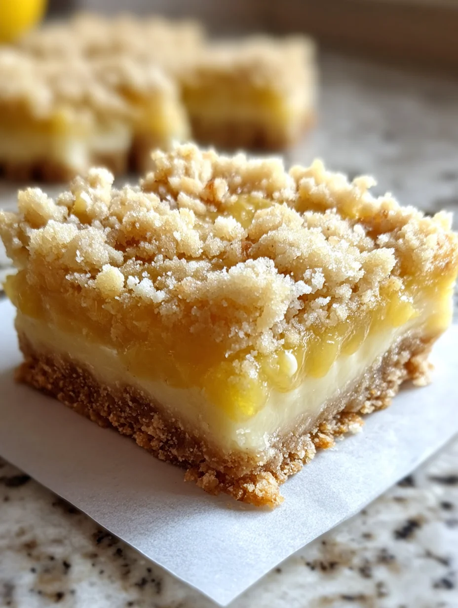 Lemon Crumb Bars: Delight in This Zesty Treat Recipe!