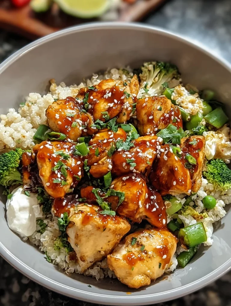 Hot Honey Chicken Bowl: A Flavorful Dinner Delight!