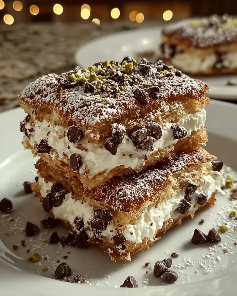 Classic Cannoli Squares