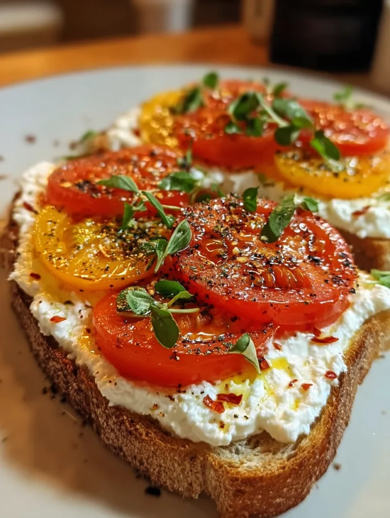 Tomato and Cottage Cheese Toast: A Delicious Recipe Today!