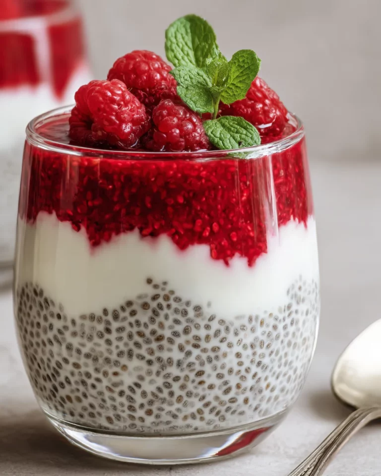 High Protein Chia Seed Pudding with Greek Yogurt is Delicious!