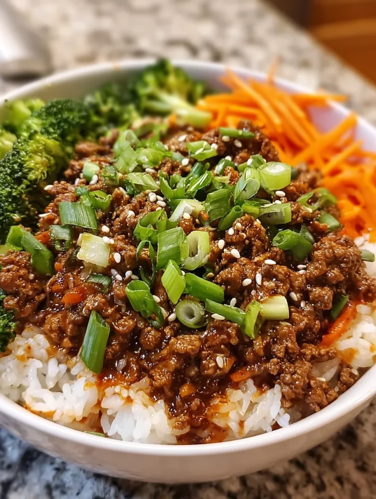Korean Ground Beef Bowl: A Delicious 25-Minute Meal!