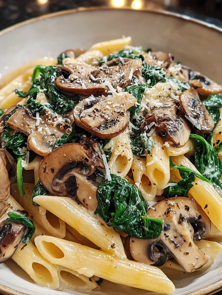 Spinach Mushroom Pasta: A Creamy Delight You’ll Love!