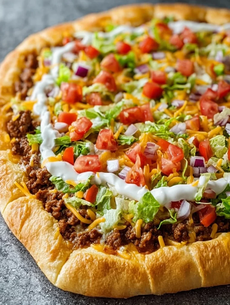 Taco Pizza Appetizer: A Must-Try Flavor Explosion!