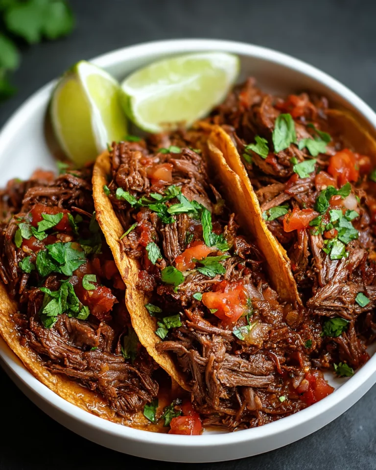 Crockpot Mexican Shredded Beef Tacos