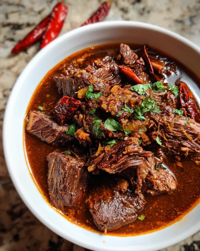 Crockpot Mexican Beef Birria