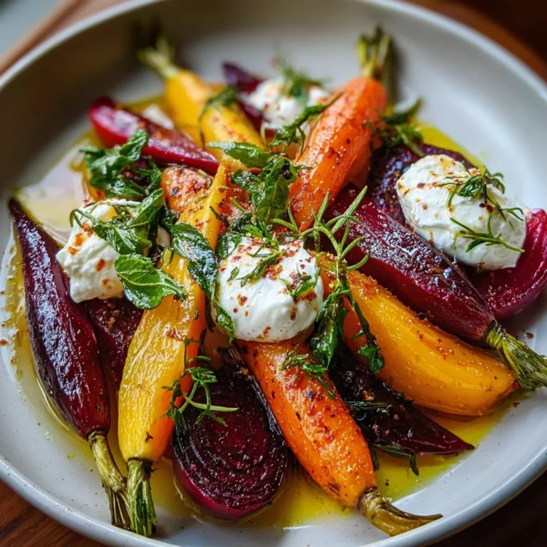 Roasted Beets and Carrots Salad with Burrata Delight!
