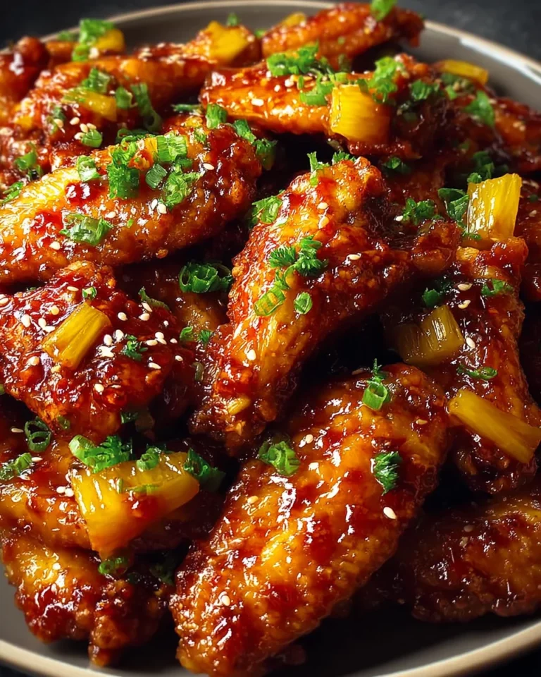 Brown Sugar Pineapple Wings