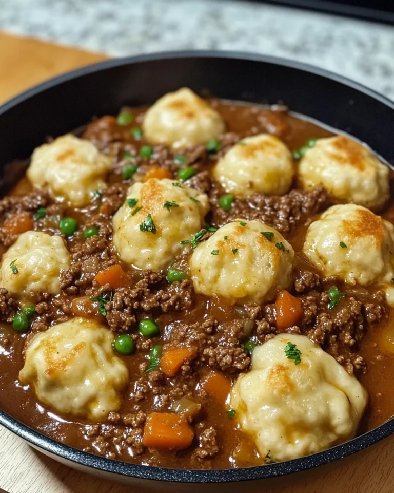 Ground Beef and Dumplings