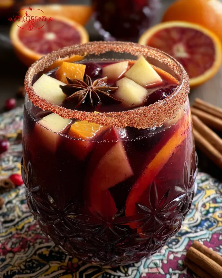 Halloween Sangria Cocktail