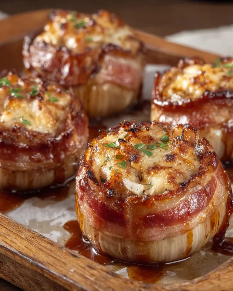 Bacon Cheddar Onion Bombs
