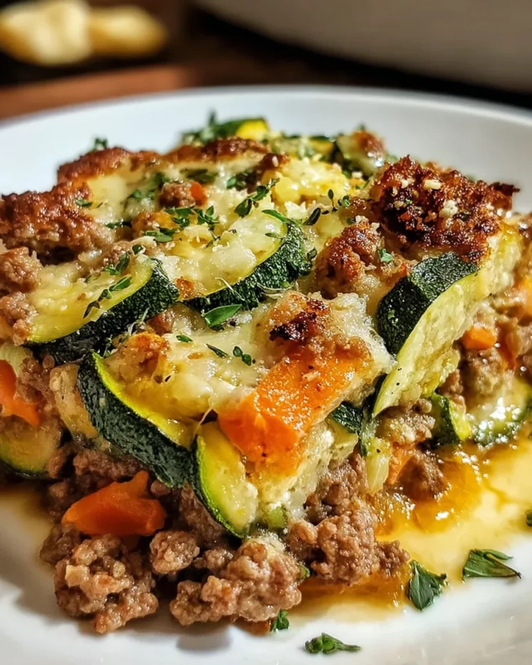 Zucchini Hamburger Casserole