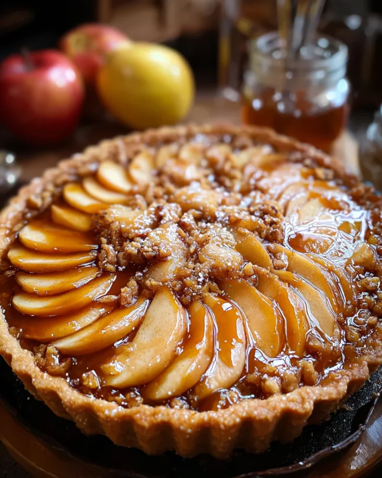 Gluten Free Caramel Apple Tart