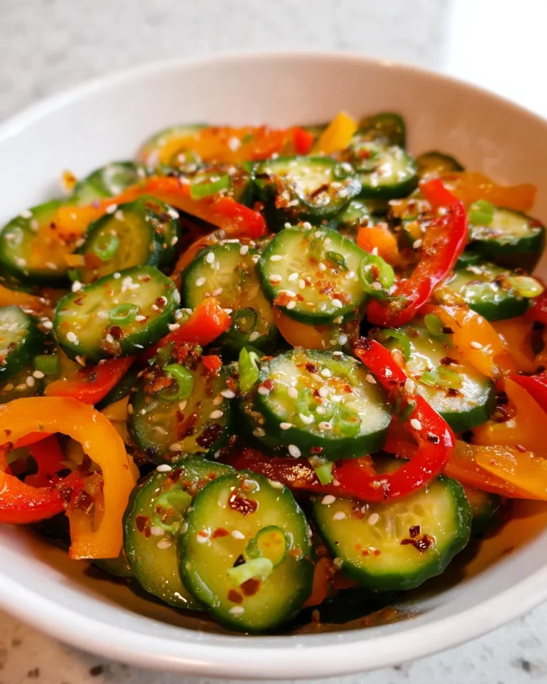 Cucumber Sweet Pepper Salad