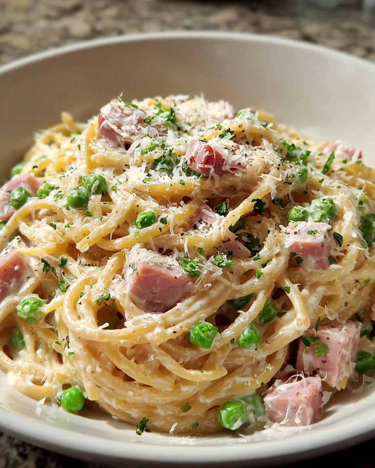 High-Protein Alfredo Pasta Ham