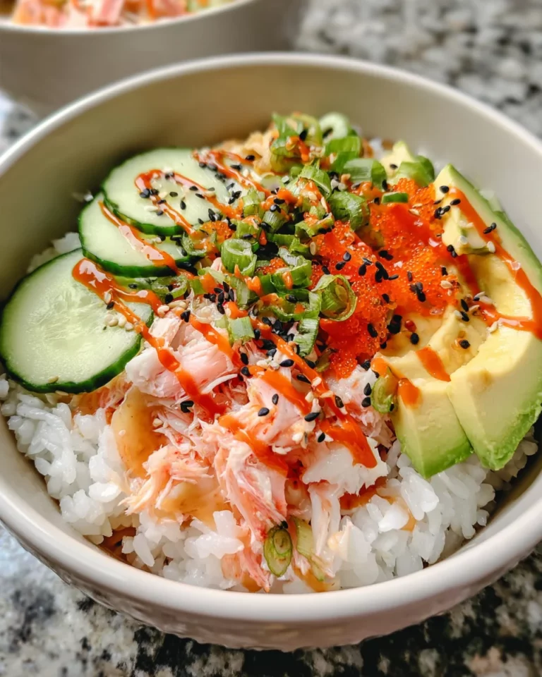 California Roll Sushi Bowls
