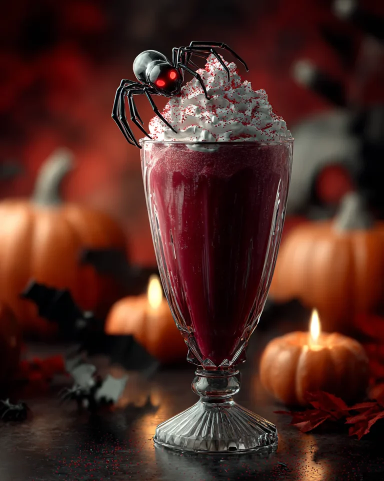 Vampire Bite Red Wine Milkshake