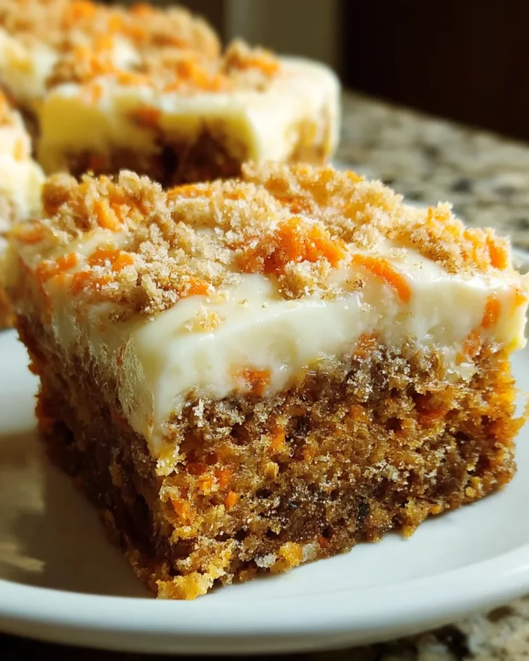 Carrot Cake Cream Cheese Bars