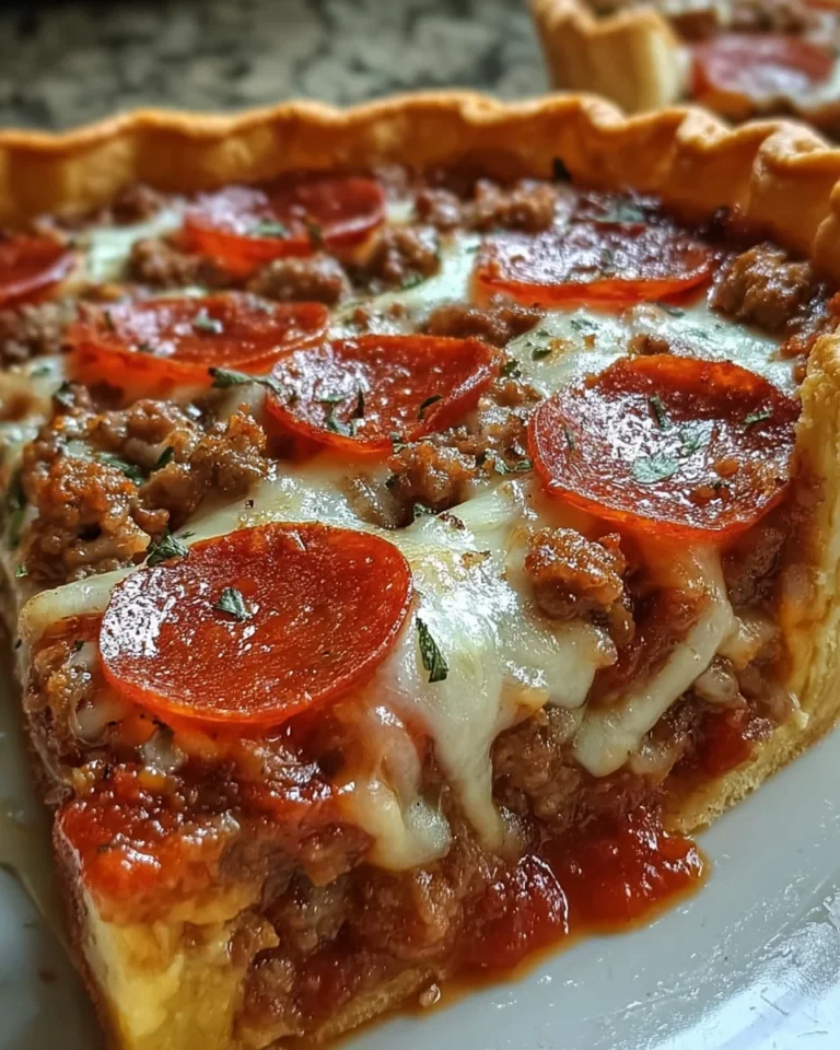 Deep Hamburger Sausage Pepperoni