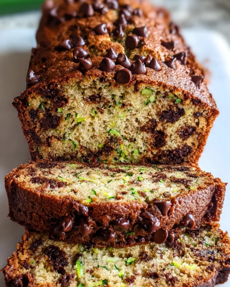 Chocolate Chip Zucchini Bread: Delightful and Easy Recipe