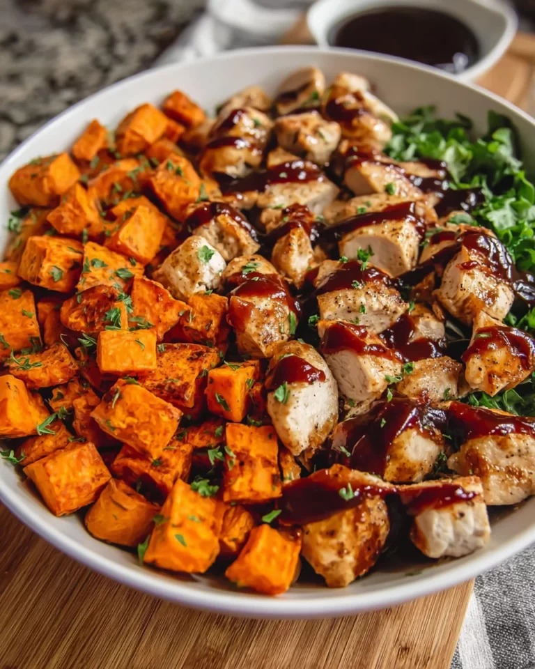 BBQ Chicken Sweet Potato Bowl